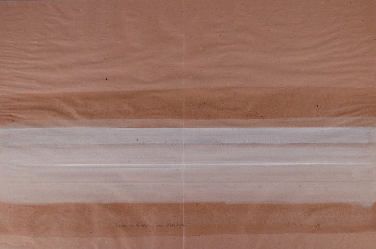 Edgar Hofschen (born 1941), German artist.Watercolor on paper. Abstract composition.