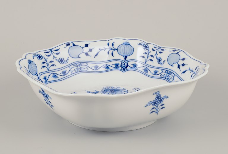 Meissen, Germany.Blue Onion Pattern square bowl.