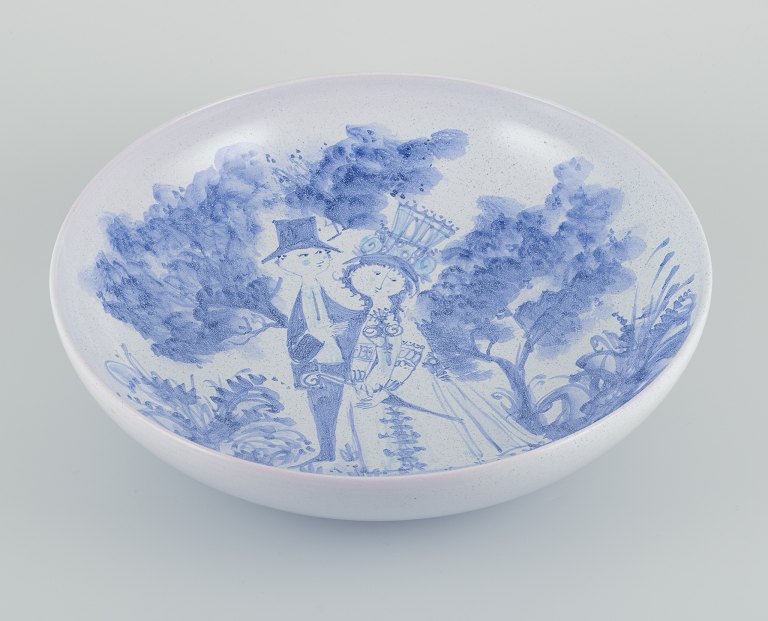 Bjørn Wiinblad, own studio.Large ceramic bowl.