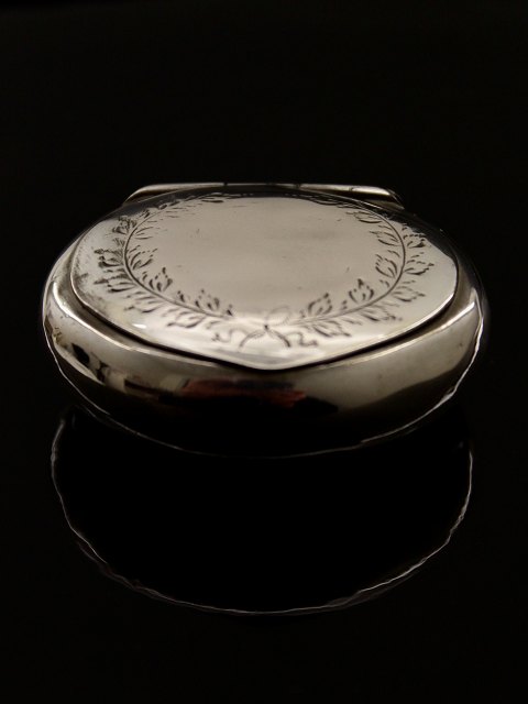 830 sølv pille æske