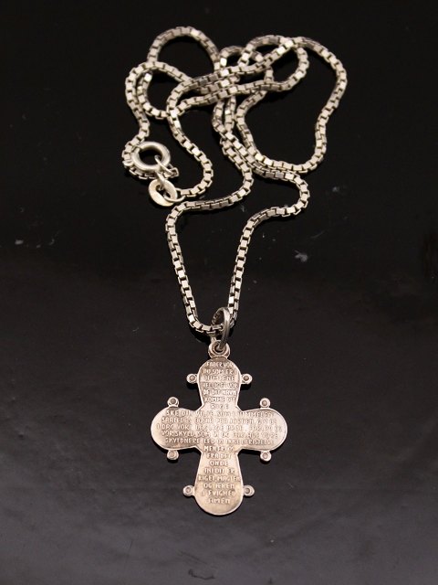 Sterling sølv Dagmar kors