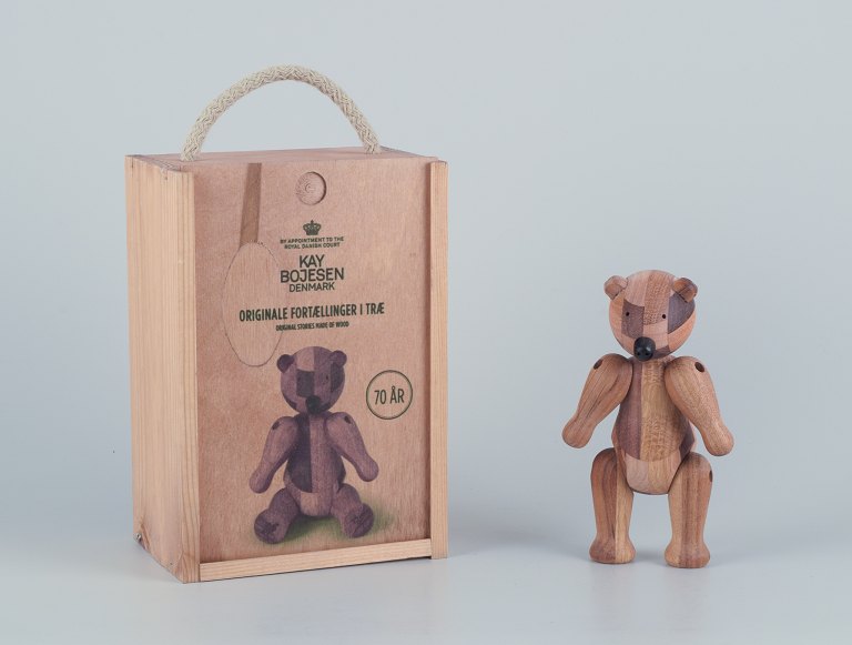 Kay Bojesen, Danish designer.Bear crafted from various types of wood.