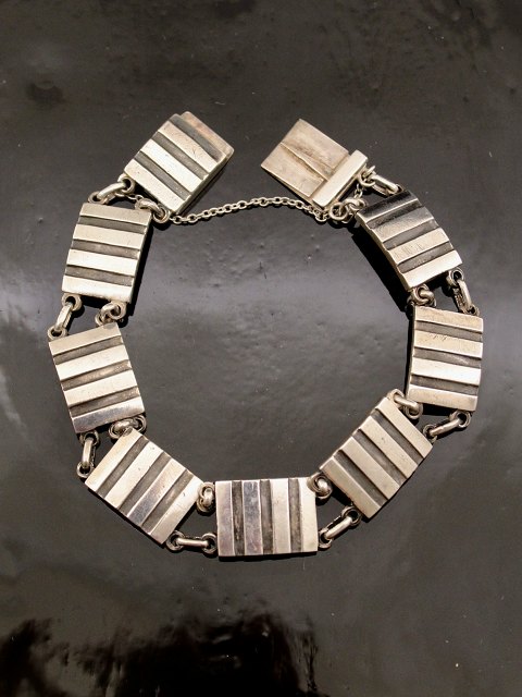 Art deco 830 sølv armlænke