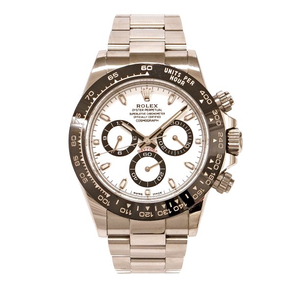 Rolex Daytona 116500LN februar 2020 med boks og papirer i god stand. D: 40mm