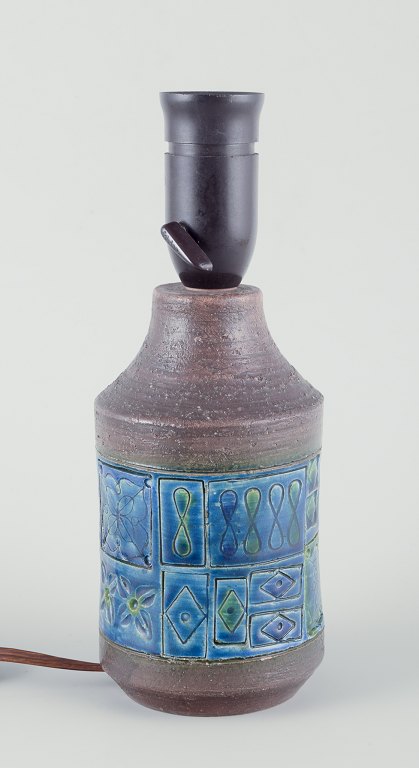 Aldo Londi for Bitossi.
Small table lamp in glazed ceramic.