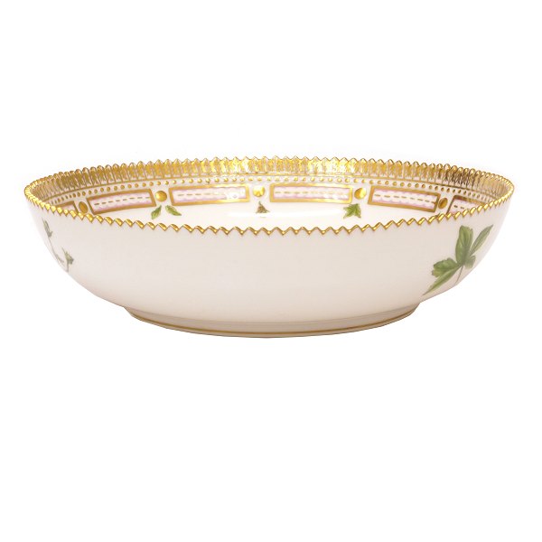 Flora Danica skål 3503 "Potentilla aures L.". H: 5,5cm. D: 20,5cm