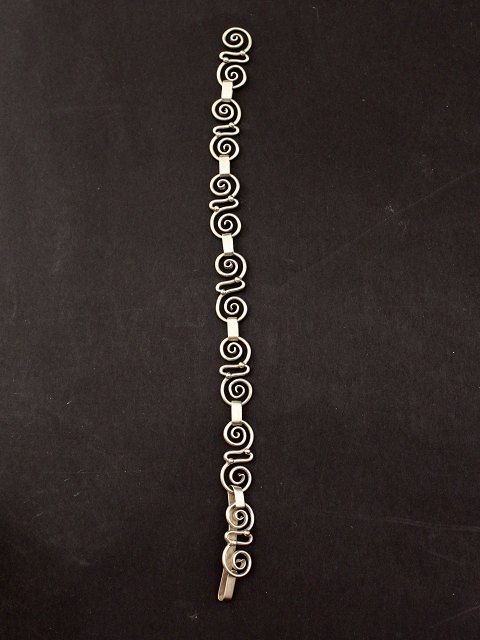 830 sølv vintage armlænke