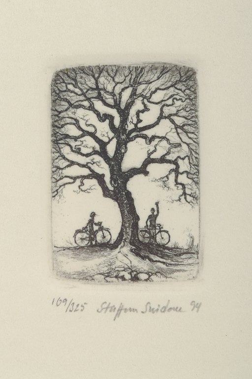 Staffan Snidare (født 1939 i Stockholm)  svensk grafiker. 
Litografi, edition 109/325.