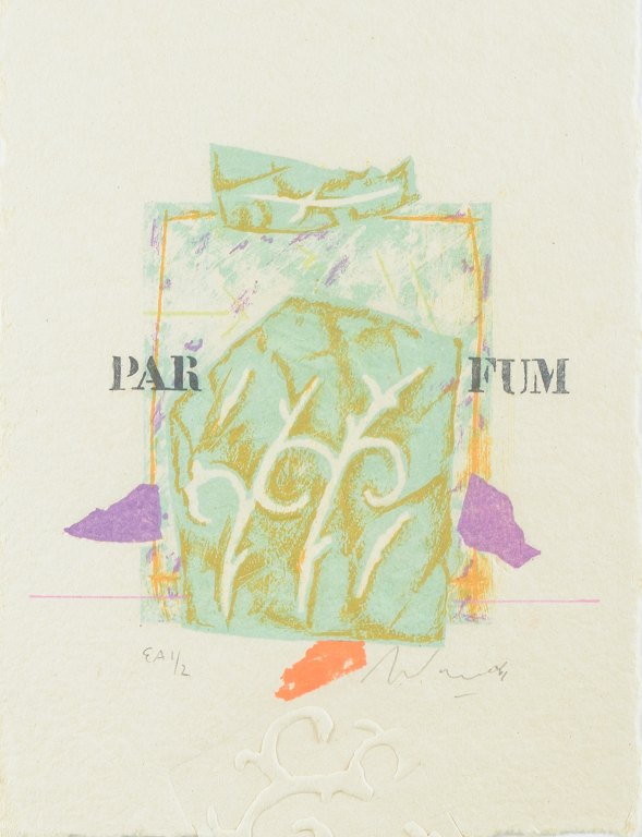 Alain Soucasse, Frankrig.
Litografi, signeret og nummereret EA 1/2.