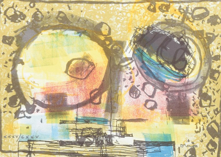 Bengt OrupColor lithograph. Pencil signed and numbered.