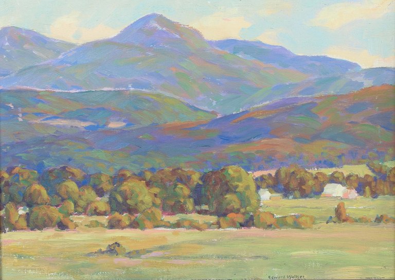 Edward Walker (1879–1955)
“Pico and Killington Peaks”.
Olie på lærred.