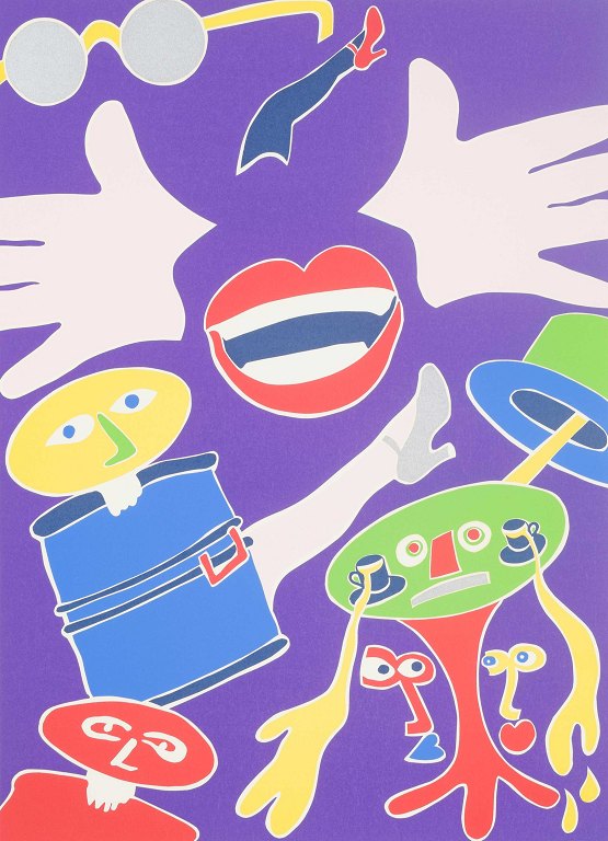 Tom Krøjer (1942–2015)
Farvelitografi.