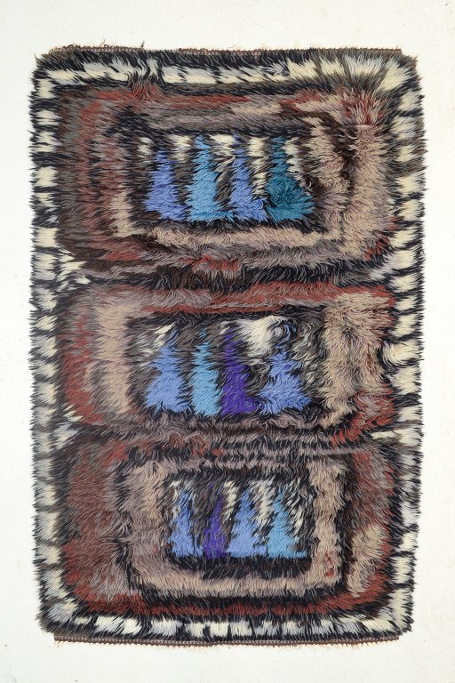 Skandinavisk designer
Rya-tæppe, 1960/70’erne.