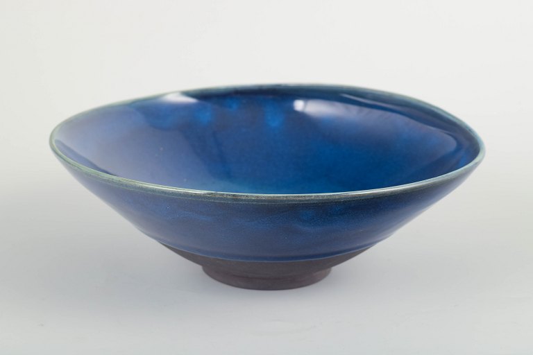Wilhelm Kåge for Gustavsberg StudioFarsta bowl, 1930s. Rare and unique.
