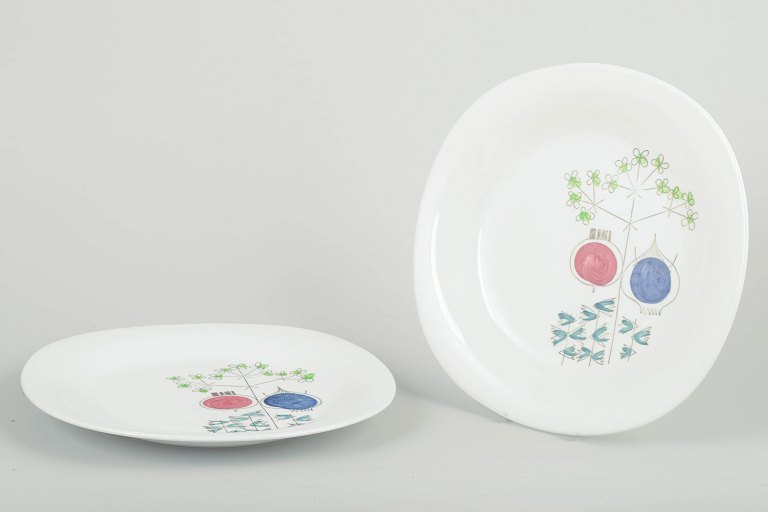 Marianne Westman for Rörstrand
Plates, “Pomona” series, mid-20th century.
