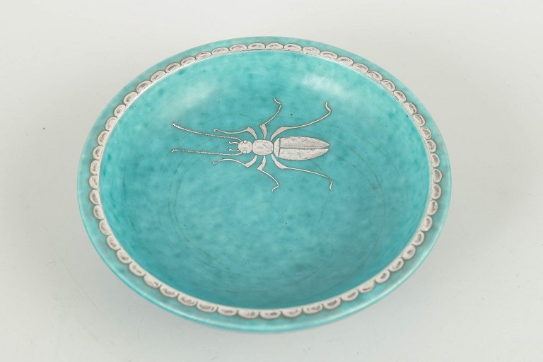 Wilhelm Kåge for GustavsbergArgenta Bowl, Mid-20th Century.