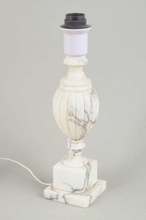 Italian Marble Table lamp, 1970s.