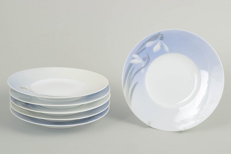 Royal Copenhagen, Art Nouveau tallerkener, sæt af 6.