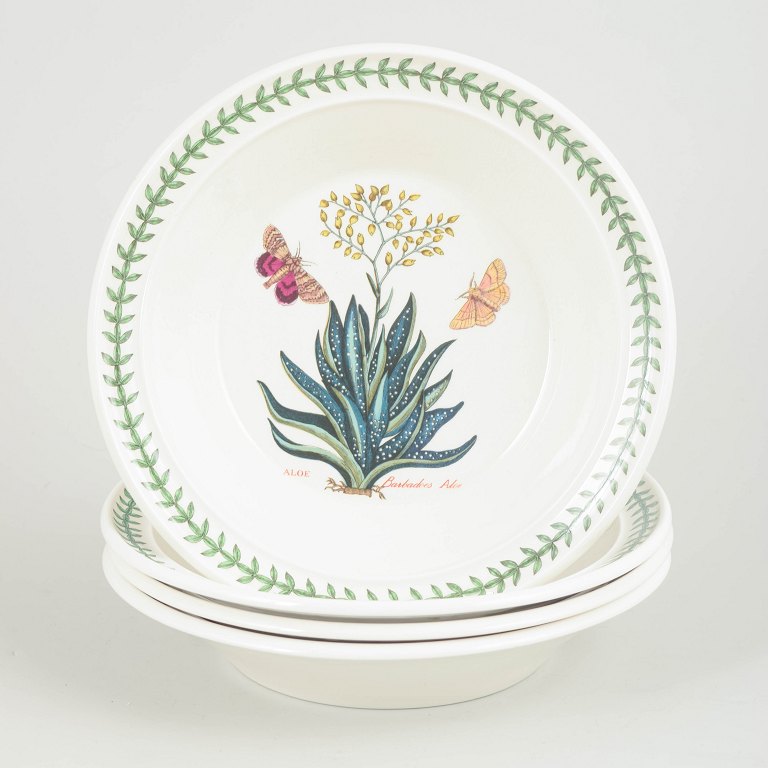 Portmeirion England, set of 4 deep plates.