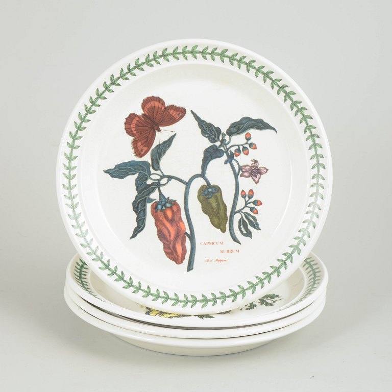 Portmeirion England, set of 4 lunch plates.