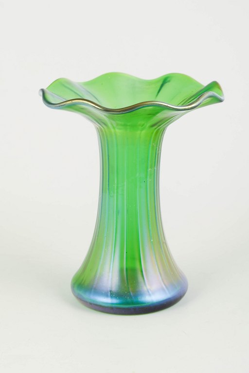 Loetz iridescent glass vase.