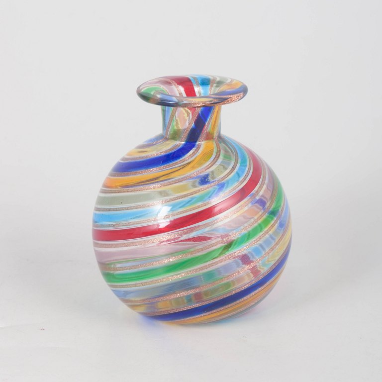 Murano art glass vase.